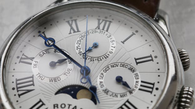 A vintage luxury watch showcasing intricate design